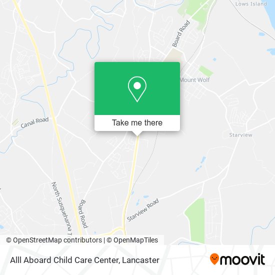 Mapa de Alll Aboard Child Care Center