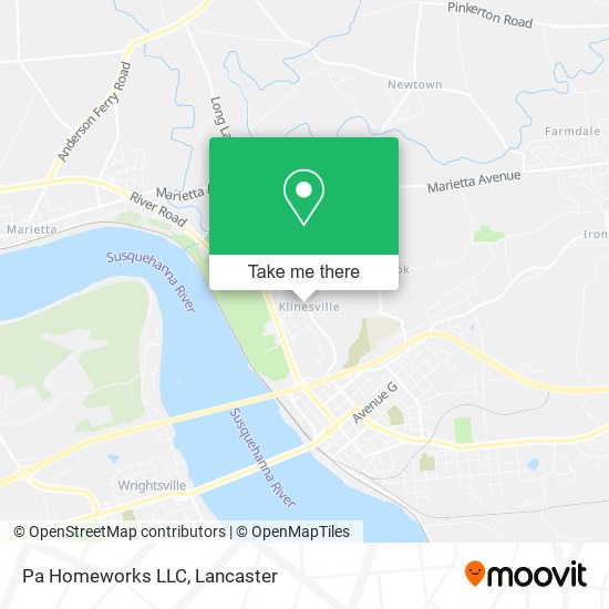 Pa Homeworks LLC map