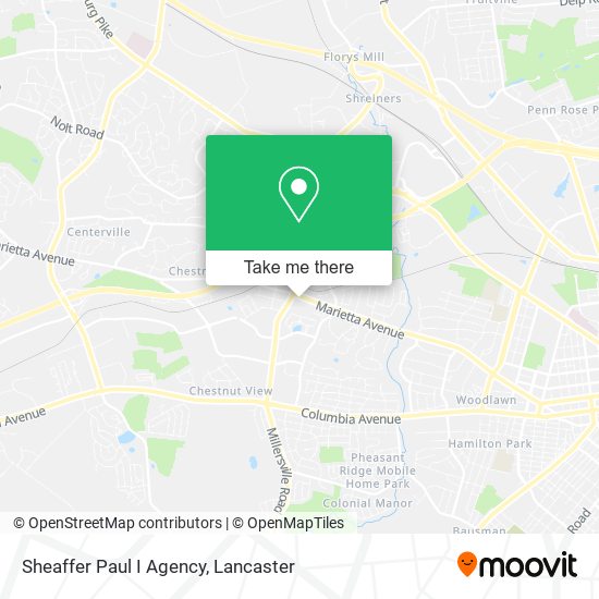 Sheaffer Paul I Agency map