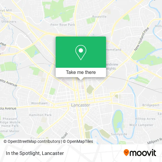 In the Spotlight map