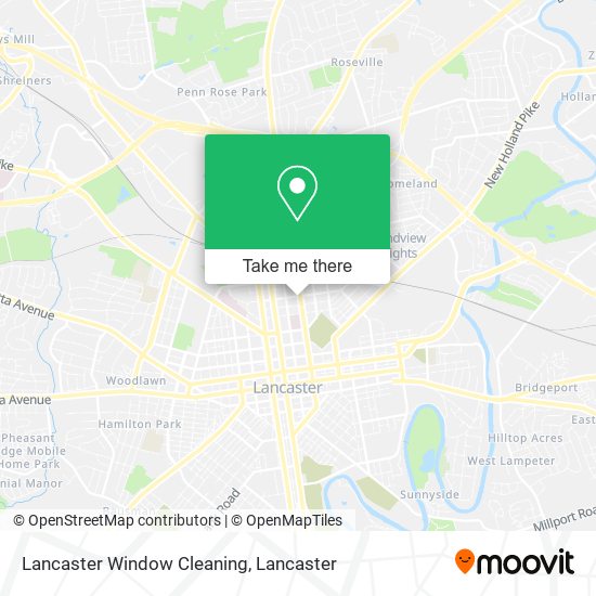 Mapa de Lancaster Window Cleaning