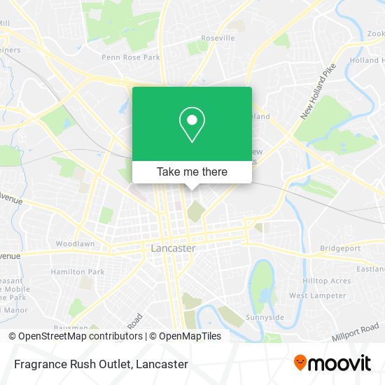 Fragrance Rush Outlet map