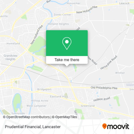 Prudential Financial map