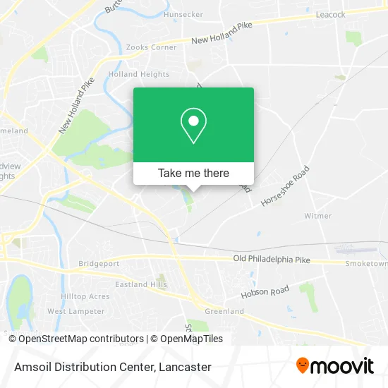 Amsoil Distribution Center map