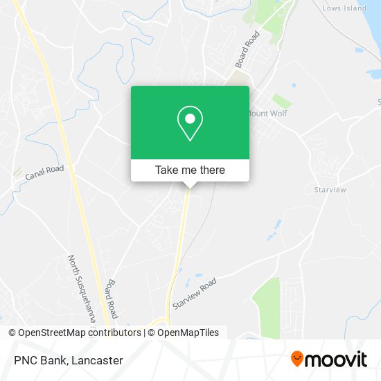 PNC Bank map