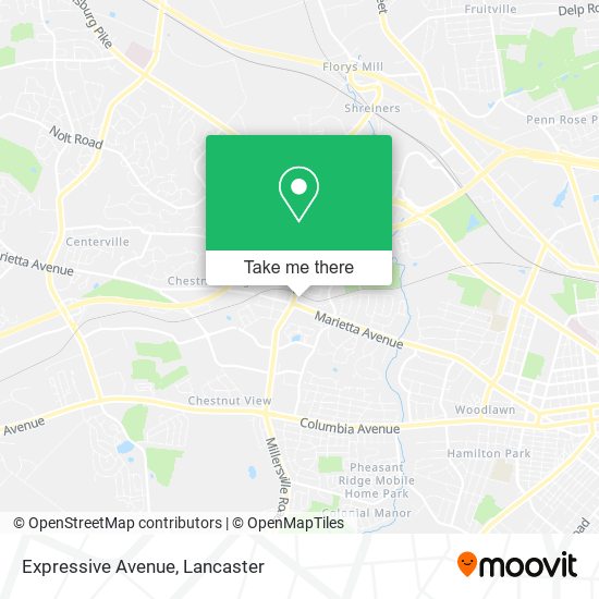 Expressive Avenue map