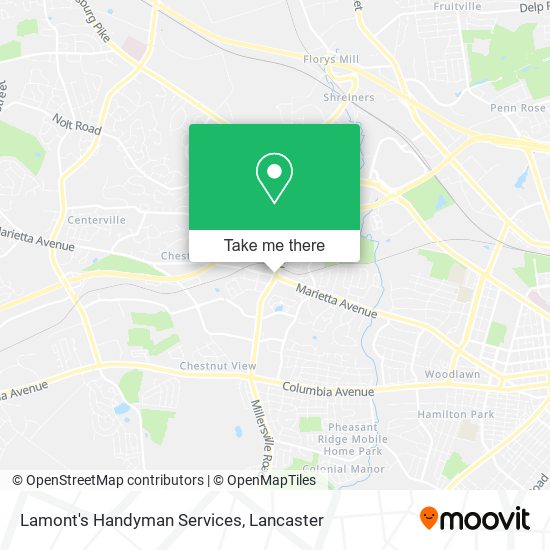 Mapa de Lamont's Handyman Services