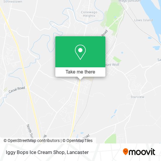 Iggy Bops Ice Cream Shop map