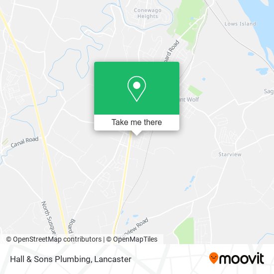Mapa de Hall & Sons Plumbing