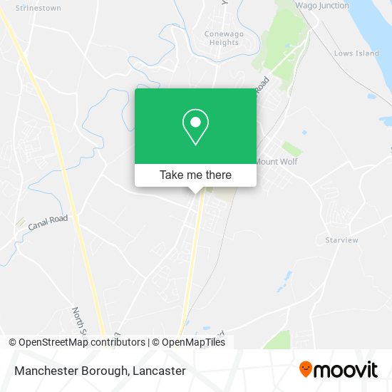 Mapa de Manchester Borough