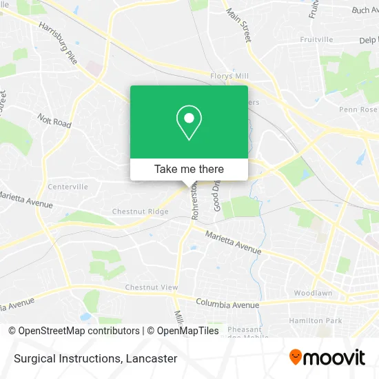 Surgical Instructions map