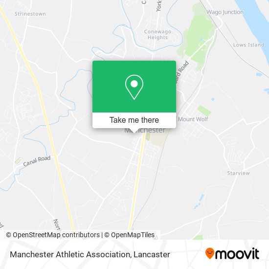 Manchester Athletic Association map