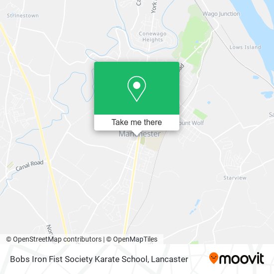 Bobs Iron Fist Society Karate School map