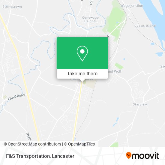 F&S Transportation map
