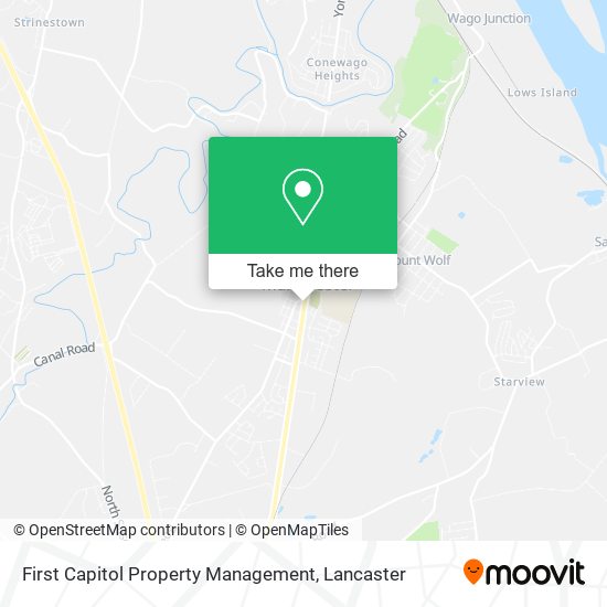 First Capitol Property Management map