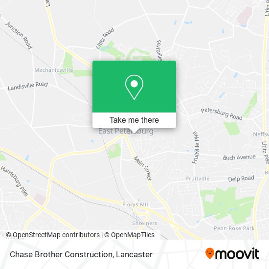 Chase Brother Construction map