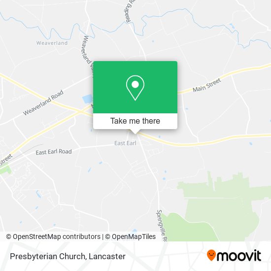 Presbyterian Church map