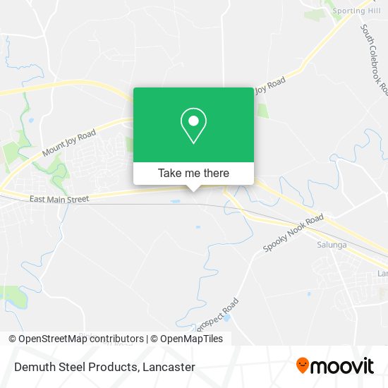 Demuth Steel Products map