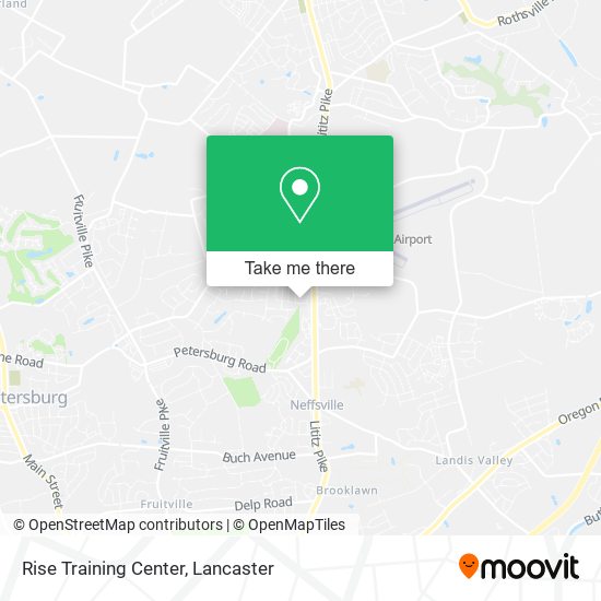 Rise Training Center map