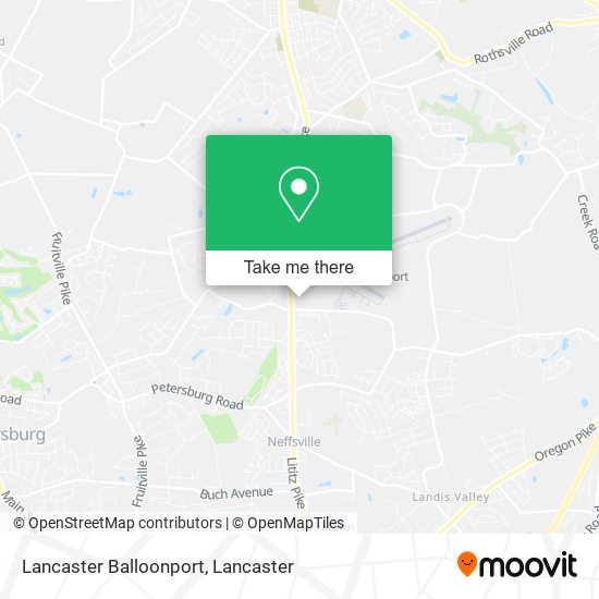 Mapa de Lancaster Balloonport
