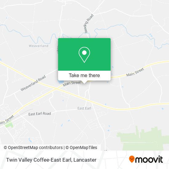 Twin Valley Coffee-East Earl map