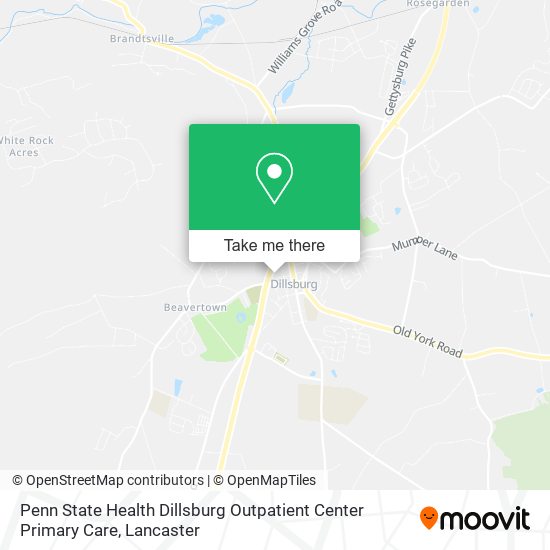 Mapa de Penn State Health Dillsburg Outpatient Center Primary Care