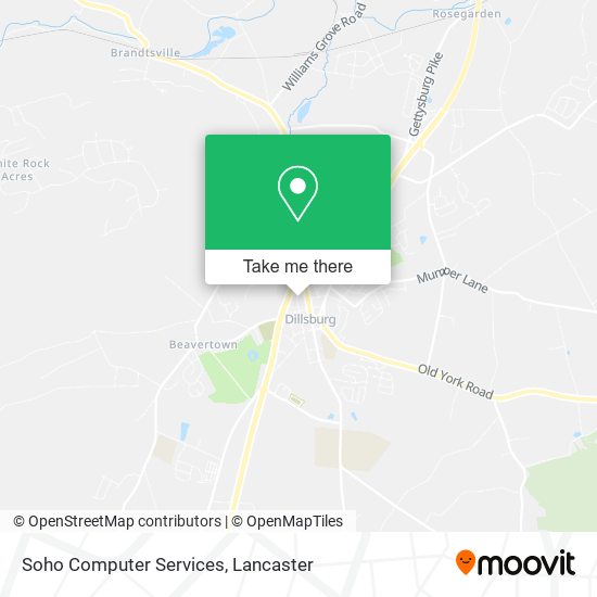 Soho Computer Services map