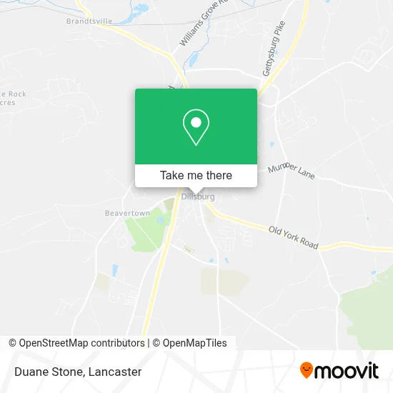 Duane Stone map