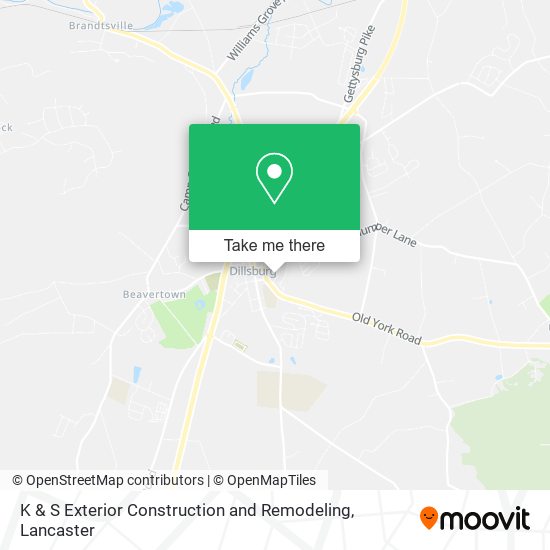 K & S Exterior Construction and Remodeling map