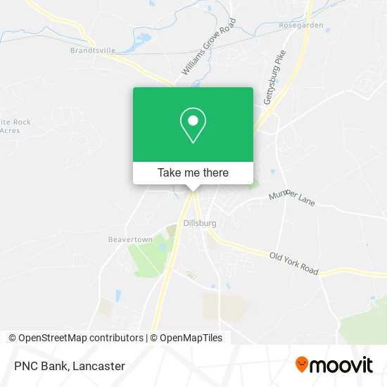 PNC Bank map