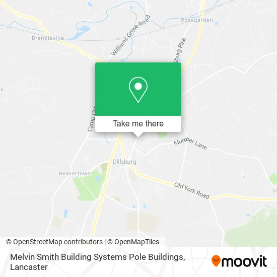 Melvin Smith Building Systems Pole Buildings map