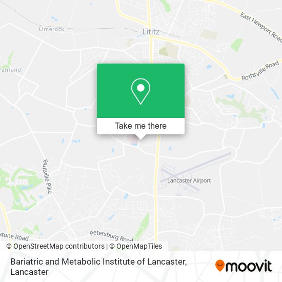 Bariatric and Metabolic Institute of Lancaster map