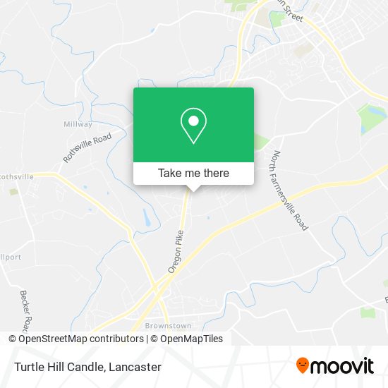 Turtle Hill Candle map