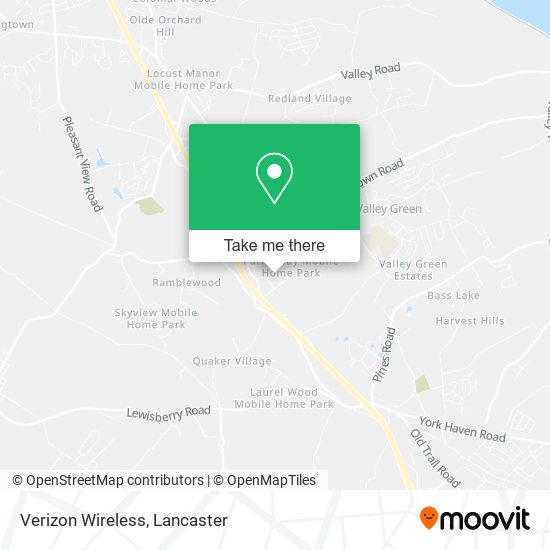 Mapa de Verizon Wireless