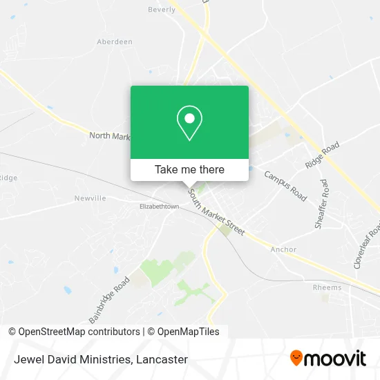 Jewel David Ministries map