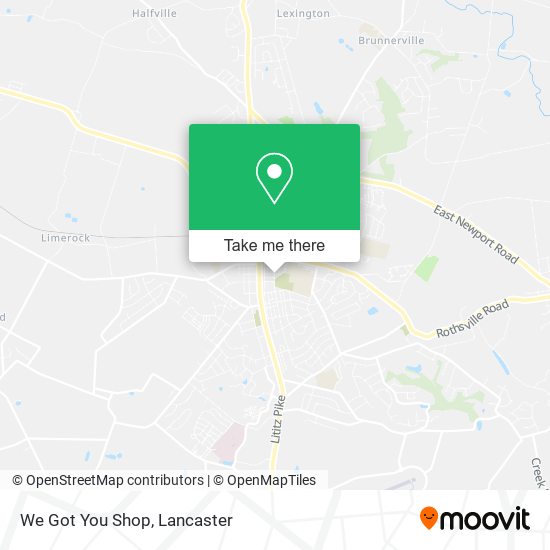 We Got You Shop map