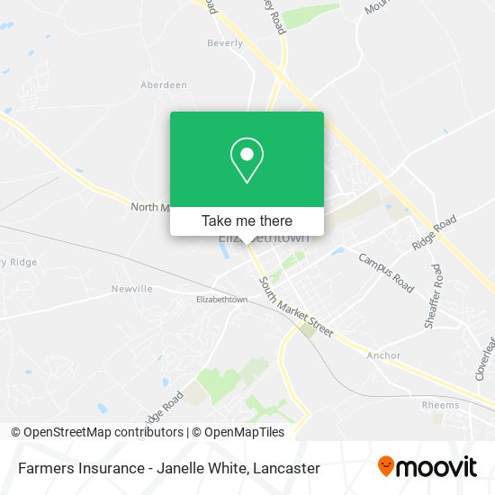 Farmers Insurance - Janelle White map