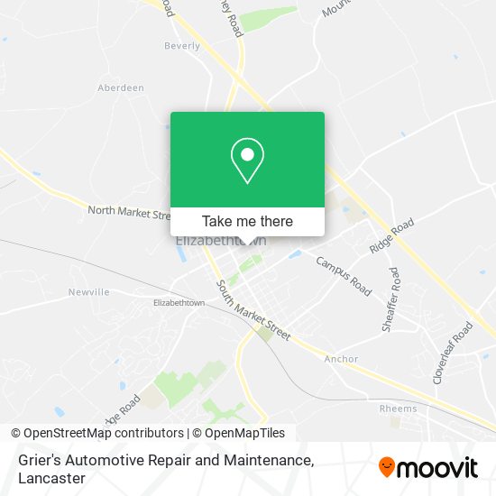 Grier's Automotive Repair and Maintenance map