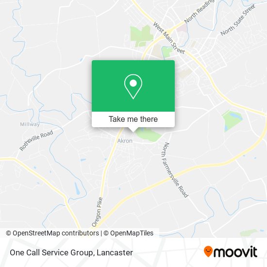 One Call Service Group map