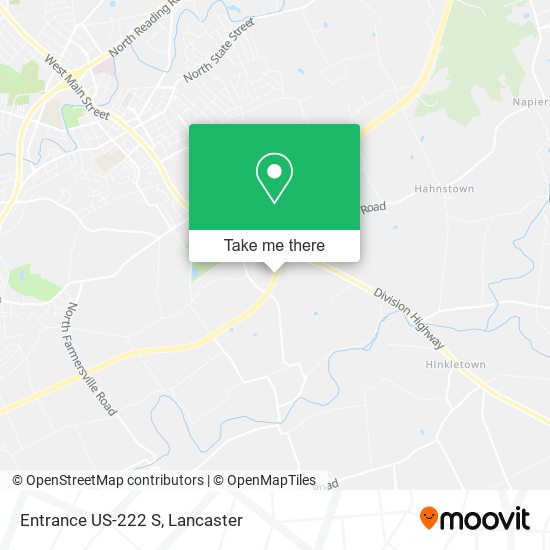 Entrance US-222 S map