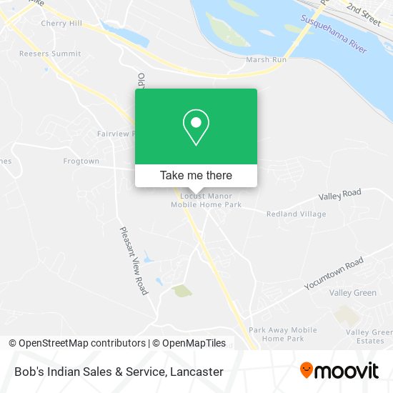 Bob's Indian Sales & Service map
