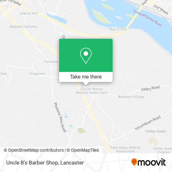 Uncle B's Barber Shop map