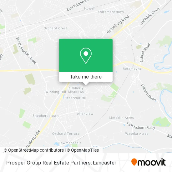Prosper Group Real Estate Partners map