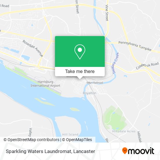 Sparkling Waters Laundromat map