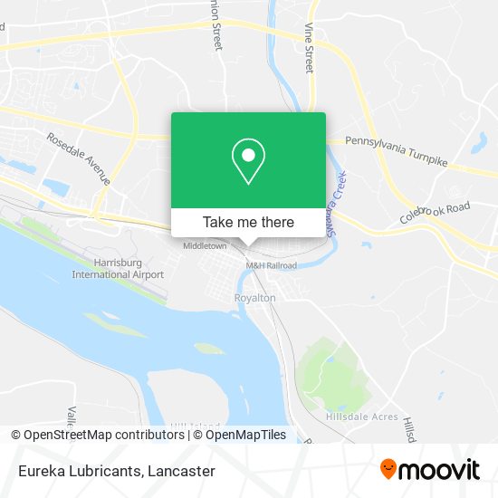 Eureka Lubricants map