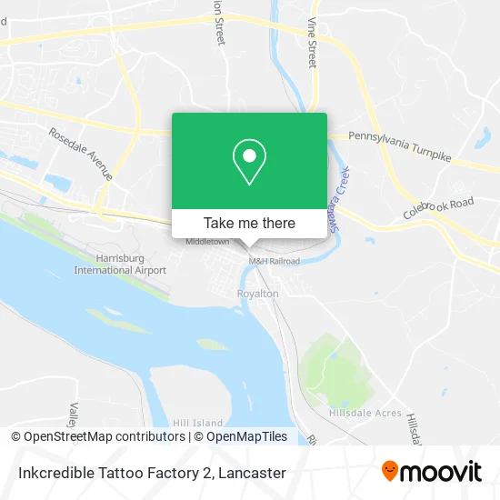 Inkcredible Tattoo Factory 2 map