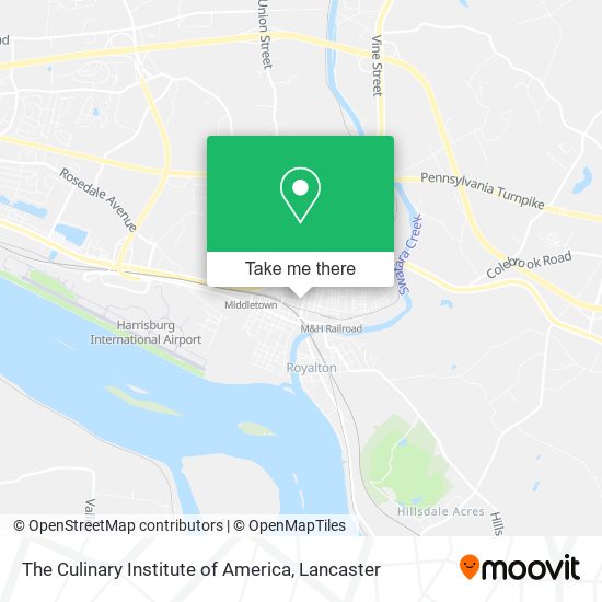 Mapa de The Culinary Institute of America