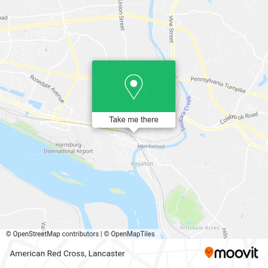 American Red Cross map