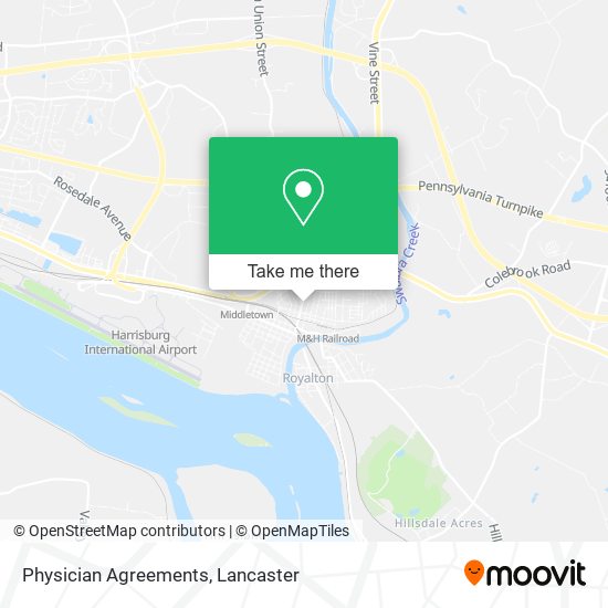 Physician Agreements map