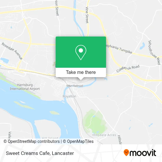 Sweet Creams Cafe map